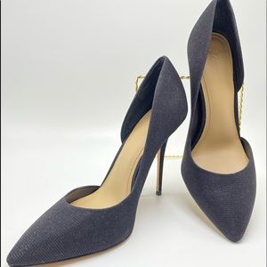 Black Sparkle D’Orsay Pumps by Vince Camuto